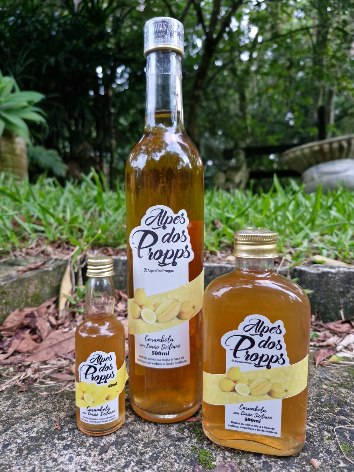 Licor Artesanal de Carambola com Limão Siciliano