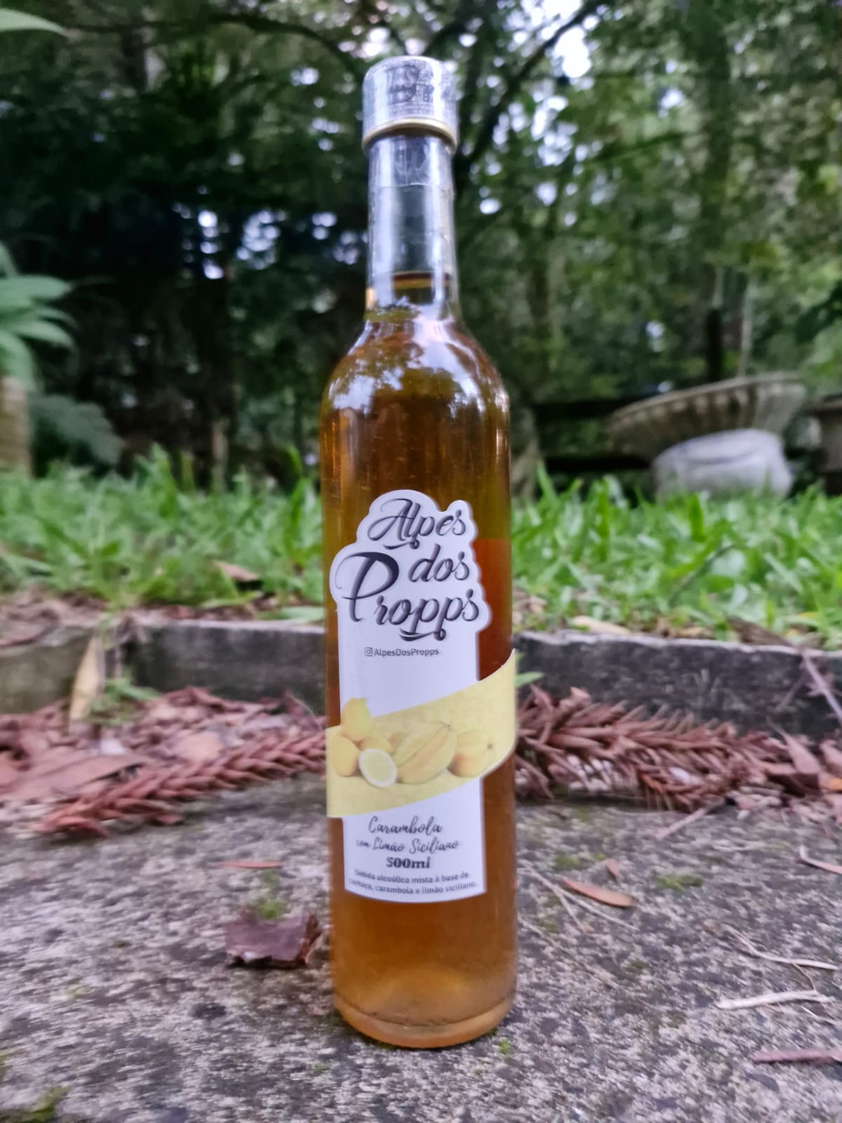 Licor Artesanal de Carambola com Limão Siciliano