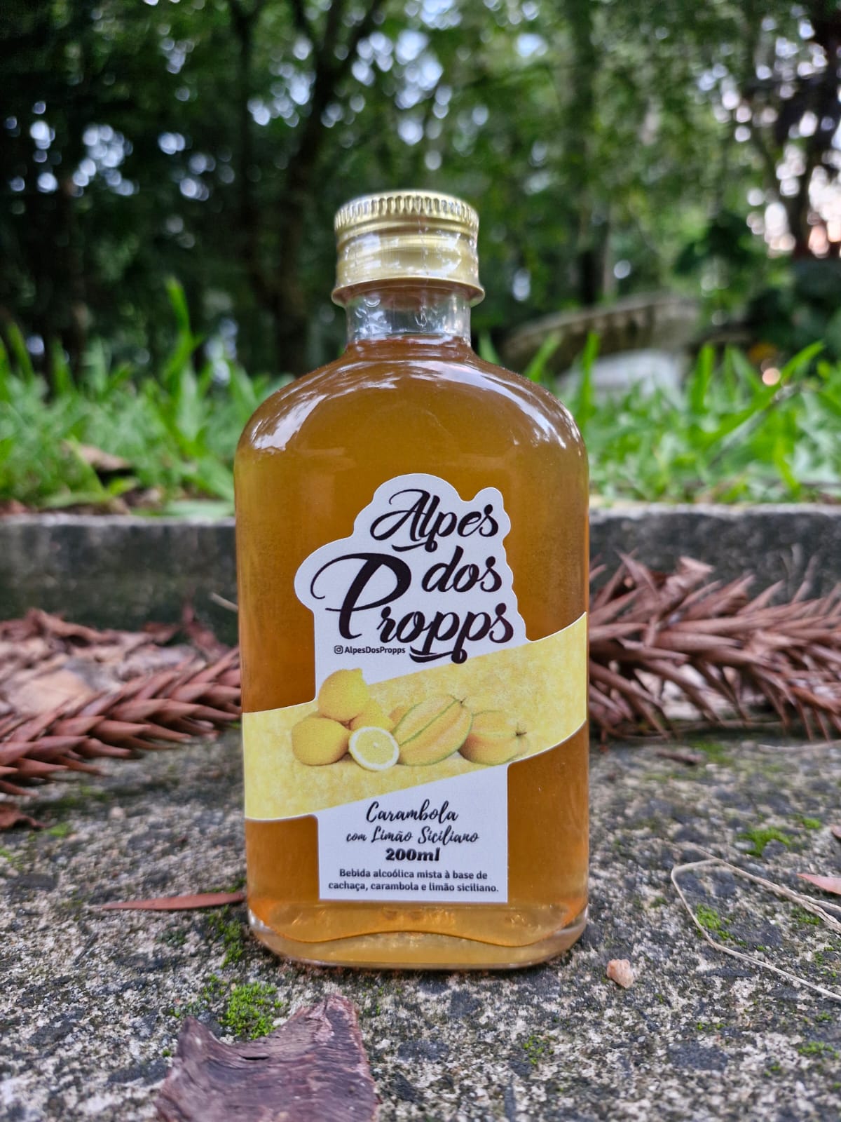 Licor Artesanal de Carambola com Limão Siciliano