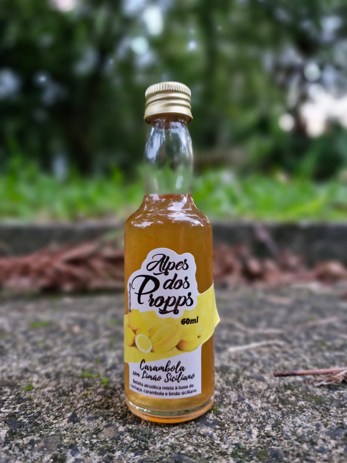 Licor Artesanal de Carambola com Limão Siciliano